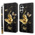 For Samsung Galaxy A05s 3D Painted Leather Phone Case(Golden Swallow Butterfly)