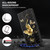 For Samsung Galaxy A05s 3D Painted Leather Phone Case(Golden Swallow Butterfly)