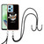 For Xiaomi Redmi Note 12 5G Global Electroplating Dual-side IMD Phone Case with Lanyard(Natural Growth)