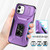 For iPhone 12 / 12 Pro Sliding Camshield Holder Phone Case(Purple)