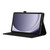 For Samsung Galaxy Tab A9+ Horizontal Flip TPU + Fabric PU Leather Tablet Case(Black)