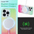 For iPhone 15 Magic Diamond Blu-ray MagSafe Phone Case(Blue) For iPhone 15 Magic Diamond Blu-ray MagSafe Phone Case(Blue)
