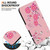 For iPhone 13 Pro Max Crystal Texture Colored Drawing Leather Phone Case(Cherry Blossoms)