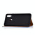For Galaxy A20s Solid Color Magnetic Horizontal Flip Leather Case with Card Slot & Holder(Blue)
