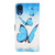 For Samsung Galaxy A04 Core Oil Embossed 3D Drawing Leather Phone Case(3 Butterflies)