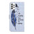 For Samsung Galaxy A33 Oil Embossed 3D Drawing Leather Phone Case(Blue Feather)