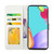 For Samsung Galaxy A41 Oil Embossed 3D Drawing Leather Phone Case(Blue Feather)