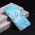 For Samsung Galaxy A50 Oil Embossed 3D Drawing Leather Phone Case(Blue Butterflies)