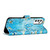 For Samsung Galaxy A82 Oil Embossed 3D Drawing Leather Phone Case(Blue Butterflies)