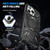 For iPhone 13 Pro Max MagSafe Magnetic Shockproof Phone Case with Ring Holder(Black)