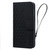 For iPhone XS Max Business Diamond Buckle Leather Phone Case with Lanyard(Black)