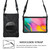 For Samsung Galaxy Tab A 10.1 (2019) T515 / T510 Shockproof Colorful Silicone + PC Protective Case with Holder & Shoulder Strap & Hand Strap(Black)