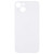 Easy Replacement Big Camera Hole Glass Back Battery Cover for iPhone 14(Silver)