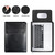 4 in 1 Laptop PU Leather Bag + Power Bag + Cable Tie + Mouse Bag for MacBook 11-12 inch(Black)