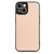 For iPhone 12 Pro Max Carbon Fiber Texture Leather Back Cover Phone Case(Khaki)