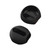 1 Pair Wireless Bluetooth Earphone Silicone Ear Caps Earpads for Apple AirPods(Black)