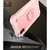 For iPhone X / XS PC + Rubber 3-layers Shockproof Protective Case with Rotating Holder(Rose Gold)
