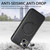 For iPhone 11 Pro Max Solid Color Leather Skin Back Cover Phone Case(Black)