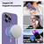 For iPhone 15 Pro Max ENKAY MagSafe Matte TPU Phone Case with Lens Film(Dark Blue)