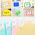 2 PCS Color Sticker Price Tag Name Stickers Notes(CY7053/20 Sheets)