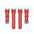 For Amazfit T-Rex Pro / Amazfit T-Rex Silicone Watch Band with Dismantling Tools, One Size(Red)