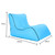 BB1803 Foldable Portable Inflatable Sofa Single Outdoor Inflatable Seat, Size: 100 x 80 x 70cm(Sky Blue)