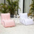 BB1803 Foldable Portable Inflatable Sofa Single Outdoor Inflatable Seat, Size: 100 x 80 x 70cm(Navy)