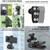 Sunnylife 360 Degree Rotation Swivel Backpack Clip Magnetic Suction Action Camera Mount(Black)