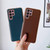 For Samsung Galaxy S22 Ultra 5G Genuine Leather Xiaoya Series Nano Electroplating Phone Case(Black) For Samsung Galaxy S22 Ultra 5G Genuine Leather Xiaoya Series Nano Electroplating Phone Case(Black)
