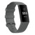 Color Buckle TPU Wrist Strap Watch Band for Fitbit Charge 4 / Charge 3 / Charge 3 SE, Size: S(Gray)