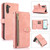 For Samsung Galaxy Note10 Dream 9-Card Wallet Zipper Bag Leather Phone Case(Pink)