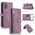 For Samsung Galaxy Note10+ Dream 9-Card Wallet Zipper Bag Leather Phone Case(Purple)