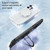For iPhone 12 Pro Max Cooling MagSafe Magnetic Ring Holder Phone Case(Blue)