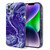 For iPhone 8 Plus / 7 Plus Marble Pattern Phone Case(Purple White)