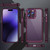 For iPhone 15 Pro Max PC + TPU Phone Case with Lens Film(Rose Red)