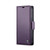 For iPhone 13 CaseMe 023 Butterfly Buckle Litchi Texture RFID Anti-theft Leather Phone Case(Pearly Purple)