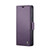 For iPhone 15 Pro Max CaseMe 023 Butterfly Buckle Litchi Texture RFID Anti-theft Leather Phone Case(Pearly Purple)