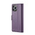 For iPhone 15 Pro Max CaseMe 023 Butterfly Buckle Litchi Texture RFID Anti-theft Leather Phone Case(Pearly Purple)