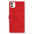 For iPhone 11 Flower Embossing Pattern Leather Phone Case(Red)
