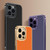 For iPhone 14 / 13 Litchi Texture Genuine Leather Phone Case(Orange)