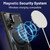 For Samsung Galaxy S23 5G Patronus MagSafe Magnetic Holder Phone Case(Black) For Samsung Galaxy S23 5G Patronus MagSafe Magnetic Holder Phone Case(Black)