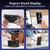 For Samsung Galaxy S23 5G Patronus MagSafe Magnetic Holder Phone Case(Black) For Samsung Galaxy S23 5G Patronus MagSafe Magnetic Holder Phone Case(Black)