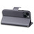 For iPhone 13 mini Cartoon Buckle Horizontal Flip Leather Phone Case(Grey)