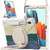 For Samsung Galaxy Tab S8 / Galaxy Tab S7 T870 / T875 Silicone + PC Protective Case with Holder & Shoulder Strap(Colorful Green)