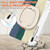 For Samsung Galaxy Tab S8 / Galaxy Tab S7 T870 / T875 Silicone + PC Protective Case with Holder & Shoulder Strap(Colorful Green)