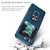 For Samsung Galaxy Z Flip5 5G Matte UV Armor Ring Shockproof Phone Case(Dark Blue)