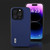 For iPhone 15 ABEEL Haze Texture PU Phone Case(Dark Blue)