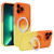 For iPhone 13 Pro Max MagSafe Holder Gradient TPU Phone Case(Orange Yellow)