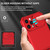 For iPhone 15 Pro Stereoscopic Holder Sliding Camshield Phone Case(Red)