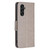 For Samsung Galaxy A15 Embossing Two Butterflies Pattern Leather Phone Case(Grey)